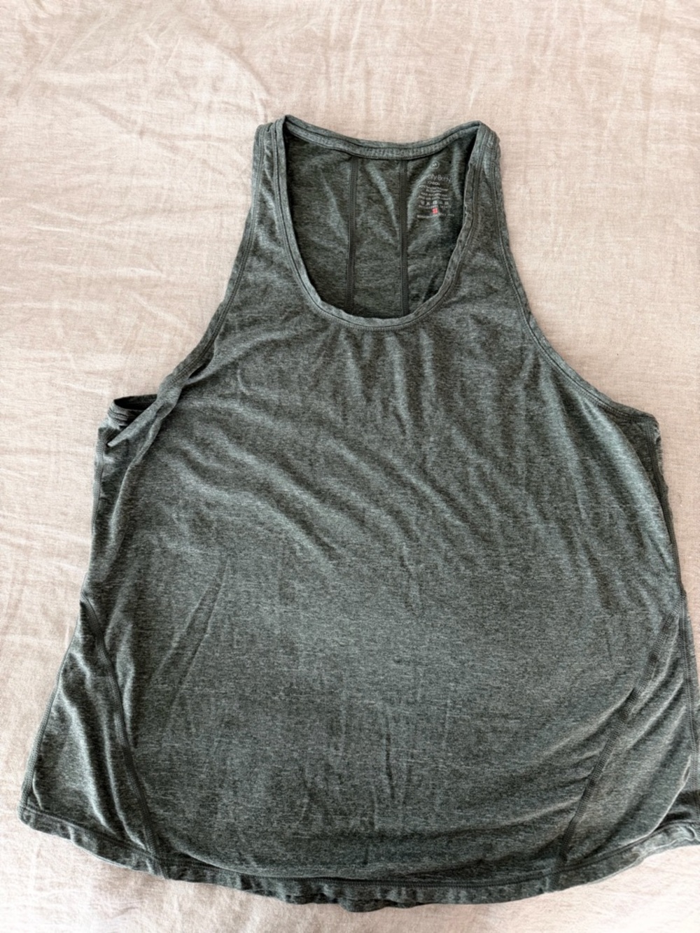 Sweaty Betty Dark Charcoal Racerback Tank